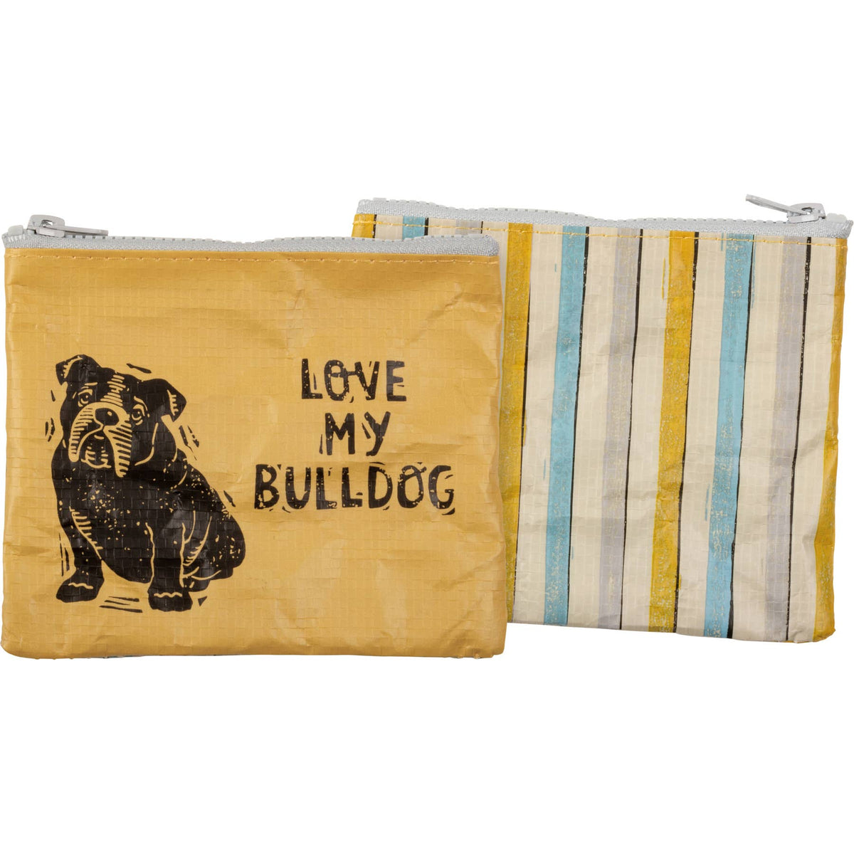 Love My Bulldog Zipper Wallet